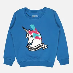 Bodycare Kids Girls Unicorn Printed Fleece Pullover-image-59