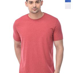 COLOR CAPITAL Unisex Pack Of 3 Round Neck Cotton Casual T-shirt-image-26