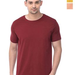 COLOR CAPITAL Unisex Pack Of 3 Cotton T-Shirts-image-44