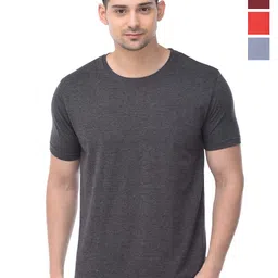COLOR CAPITAL Pack Of 4 Cotton T-shirt-image-87