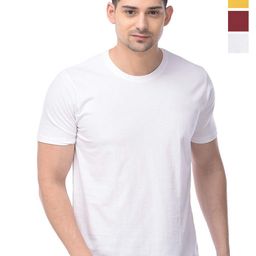 COLOR CAPITAL Pack of 4 Round Neck Cotton T-Shirts-image-97
