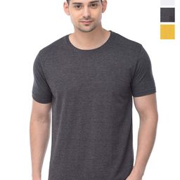 COLOR CAPITAL Unisex Pack Of 4 Cotton T-shirt-image-55