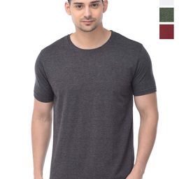 COLOR CAPITAL Unisex Pack Of 4 Cotton T-shirt-image-59