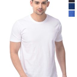 COLOR CAPITAL Unisex Pack Of 4 Round Neck Short Sleeves Cotton T-shirts-image-85