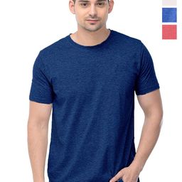 COLOR CAPITAL Pack Of 4 Round Neck Cotton T-shirts-image-89