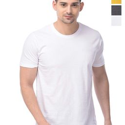 COLOR CAPITAL Unisex Pack Of 4 Round Neck Casual Cotton T-shirts-image-84