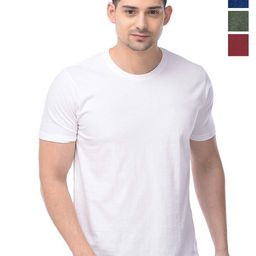 COLOR CAPITAL Unisex Pack Of 4 Cotton T-shirts-image-73