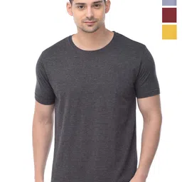 COLOR CAPITAL Unisex Pack Of 4 Cotton T-Shirts-image-86