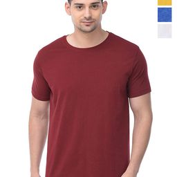 COLOR CAPITAL Pack Of 4 Cotton T-shirt-image-83