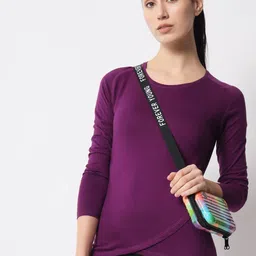 appulse Round Neck Regular Fit Bottom Crossover Cotton T-shirt-image-65