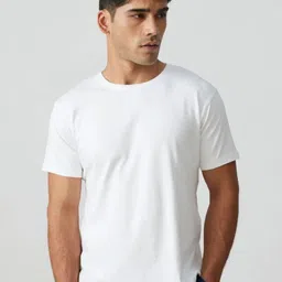 TrulyFeb Men Raw Edge T-shirt-picture-6