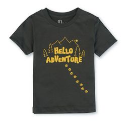 GJ baby Boys Typography Printed Round Neck Short Sleeves Cotton Regular Fit T-shirt-image-39