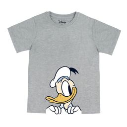 Disney by Wear Your Mind Boys GreyWhite Donald Duck Printed Pure Cotton T-shirt-image-35