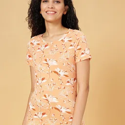 Honey by Pantaloons Floral Printed Cotton T-shirt-image-47