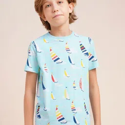 Jack & Jones Junior Boys Printed Raw Edge T-shirt-picture-5