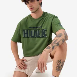 The Souled Store Men Oversized Pure Cotton T-shirt-image-39