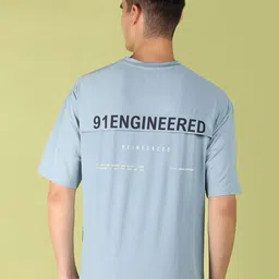 V-Mart Men Typography Printed Raw Edge T-shirt-image-92