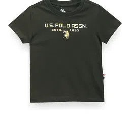 U.S. Polo Assn. Kids Boys Typography Printed Raw Edge T-shirt-image-74
