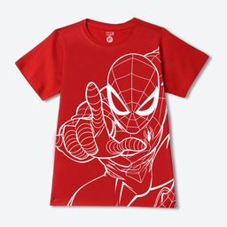 YK Marvel Boys Spider-man Printed T-shirt-image-100