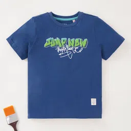 Ed-a-Mamma Boys Typography Printed Cotton T-shirt-image-25