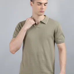 TIM PARIS Cotton Polo Collar T-shirt-picture-1