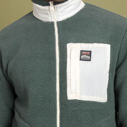HIGHLANDER Mock Collar Front-Open Sweatshirt image 2