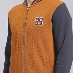 Monte Carlo Self Design Front Open Sweatshirt image 2