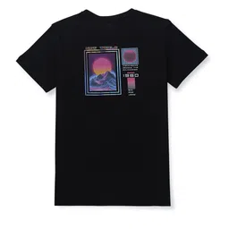 Gini and Jony Boys Graphic Printed Cotton T-shirt-96