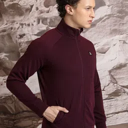 HIGHLANDER Mock Collar Front-Open Sweatshirt image 5