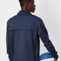max Mock Collar Front-Open Sweatshirt image 3