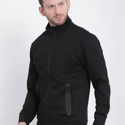 t-base Mock Collar Front-Open Sweatshirt image 5