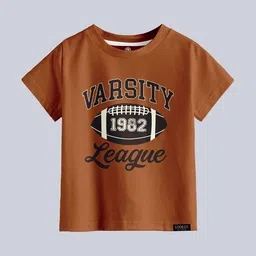 CODEZ Boys Pack Of 3 Typographic Printed Cotton T-shirts image 3