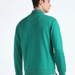 Flying Machine Mock Collar Front-Open Sweatshirt image 5