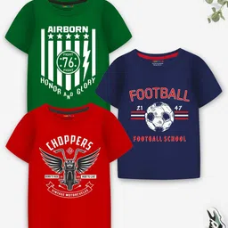 YK X Trampoline Boys 3 Printed Applique T-shirt-image-64