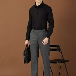 INVICTUS Spread Collar Original Slim Fit Pure Cotton Formal Shirt-image-80
