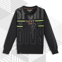 Monte Carlo Boys Black & Grey Printed Sweatshirt-picture-51