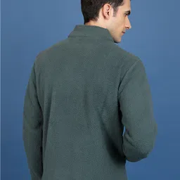 HIGHLANDER Mock Collar Front-Open Sweatshirt image 5