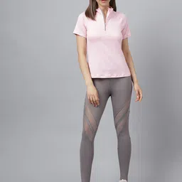 Fitkin Anti Odour High Neck Relaxed Fit T-shirt-image-49