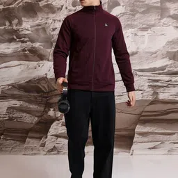 HIGHLANDER Mock Collar Front-Open Sweatshirt image 3