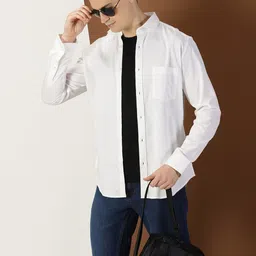 INVICTUS Original Slim Fit Opaque Casual Shirt-image-23