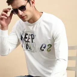SHOWOFF Typography Printed Sweatshirt-image-95