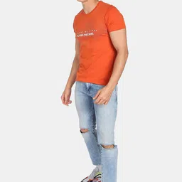 Flying Machine Crew Neck Graphic Print T-Shirt-image-68