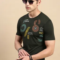 SHOWOFF Typography Printed Slim Fit T-shirt-picture-0