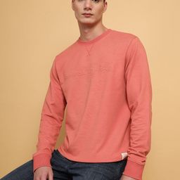 Wrangler Round Neck Ribbed Hem Pullover-image-93