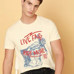 Wrangler Typography Printed Cotton T-shirt-image-37