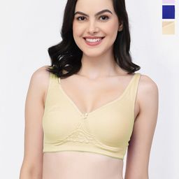 College Girl Pack Of 3 Full Coverage T-shirt Bras With All Day Comfort-image-48