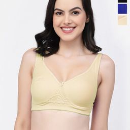 College Girl Pack Of 3 Full Coverage T-shirt Bras With All Day Comfort-image-56
