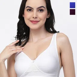 College Girl Pack Of 3 Full Coverage Non Padded T-shirt Bra With All Day Comfort-picture-18