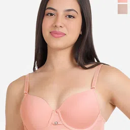 Susie Bra Pack Of 2 Medium Coverage Lightly Padded T-shirt Bra With All Day Comfort-image-68