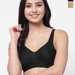 College Girl Women Pack of 2 Full Coverage Lightly Padded Minimizer Bra-picture-22